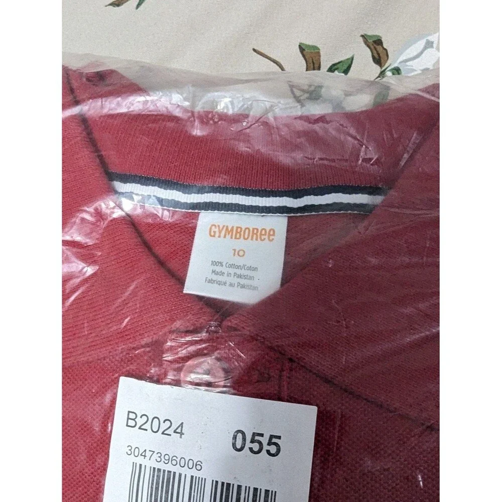 Gymboree Bundle of 3 Boys Red Polo Shirt Size 10